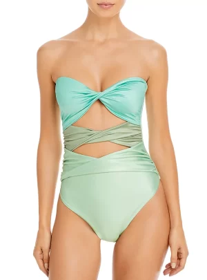 Baobab Twist Front One Piece Swimsuit