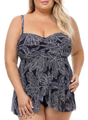 Profile by Gottex Tummy Control Draped Swimsuit