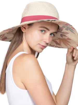 INC International Concepts Painted-Print Floppy Hat, Created for Macy’s