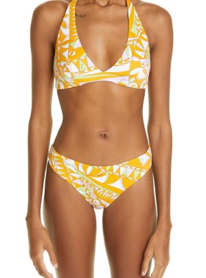 Bandierine Print Two-Piece Swimsuit EMILIO PUCCI