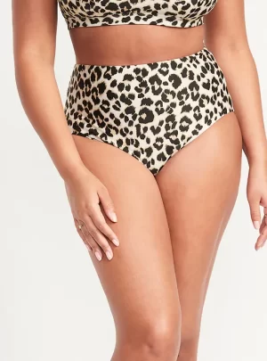 High-Waisted Swim Bottoms for Women