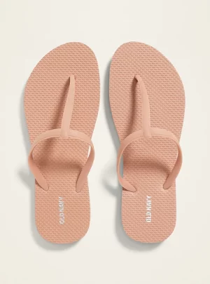 Plant-Based T-Strap Flip-Flops For Women